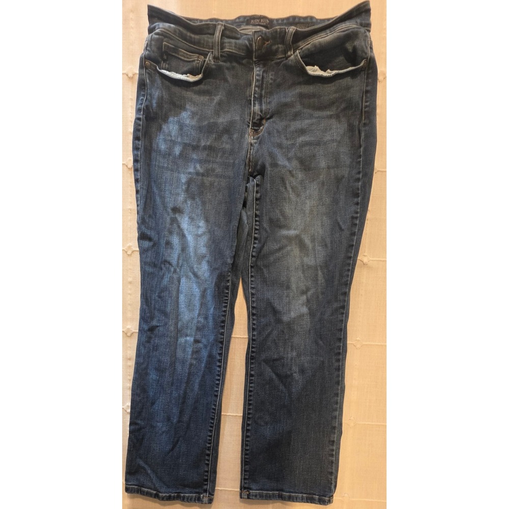 Judy Blue Los Angeles Dark Wash Straight Leg Jeans Size 18W